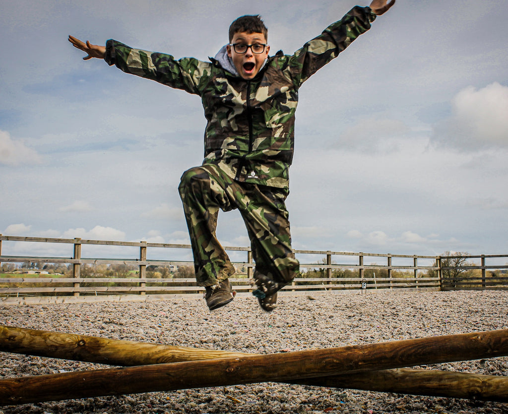 Original Camo Green Over Trousers – Drykids