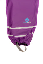 PU Splash Purple Unlined Dungarees