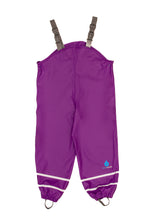 PU Splash Purple Unlined Dungarees