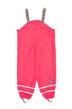PU Splash Raspberry Pink Unlined Dungarees