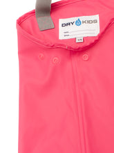 PU Splash Raspberry Pink Unlined Dungarees