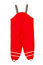 PU Splash Red Unlined Dungarees