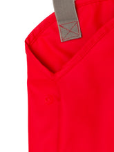 PU Splash Red Unlined Dungarees