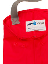 PU Splash Red Unlined Dungarees