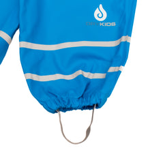 PU Splash Turquoise Unlined Dungarees