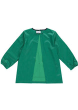Paint Smock with front pocket in Green / Navy