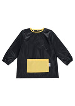 Paint Smock with front pocket in Navy / Yellow