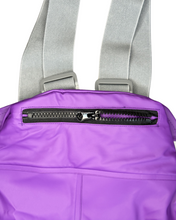 Adults Purple PU Splash Waterproof Bib & Brace