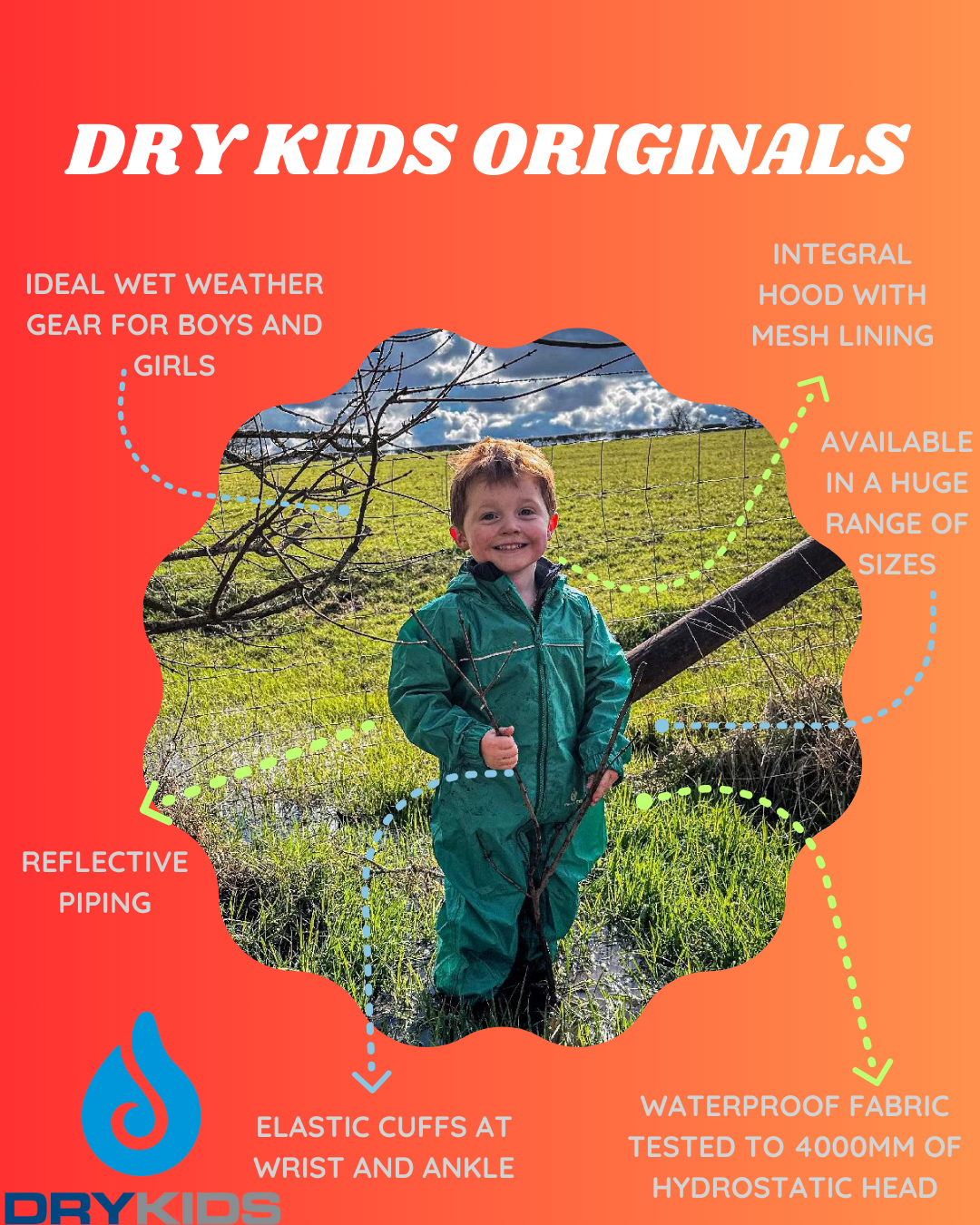 Original Camo Green All in One – Drykids