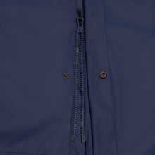 Adults Navy PU Splash Coat