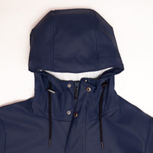 Adults Navy PU Splash Coat