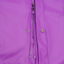 Adults Purple PU Splash Coat