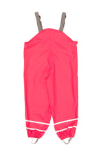 PU Splash Raspberry Pink Unlined Dungarees