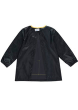 Paint Smock with front pocket in Navy / Yellow