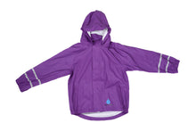 PU Splash Purple Jacket & Dungaree Set