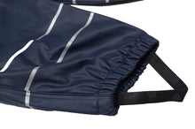 PU Splash Navy Jacket & Dungaree Set