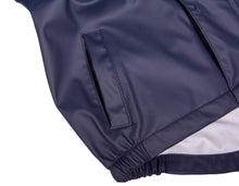 PU Splash Navy Jacket & Dungaree Set